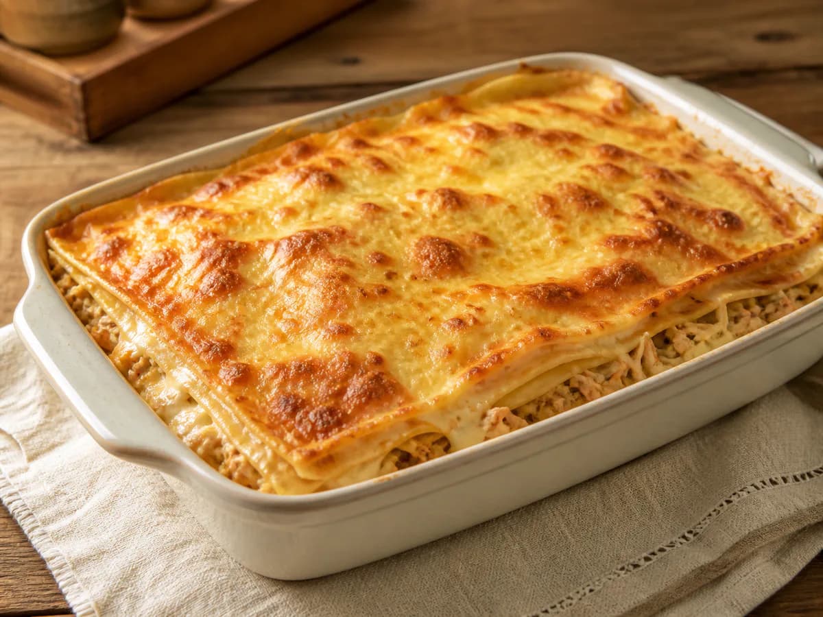 Lasanha Cremosa de Frango