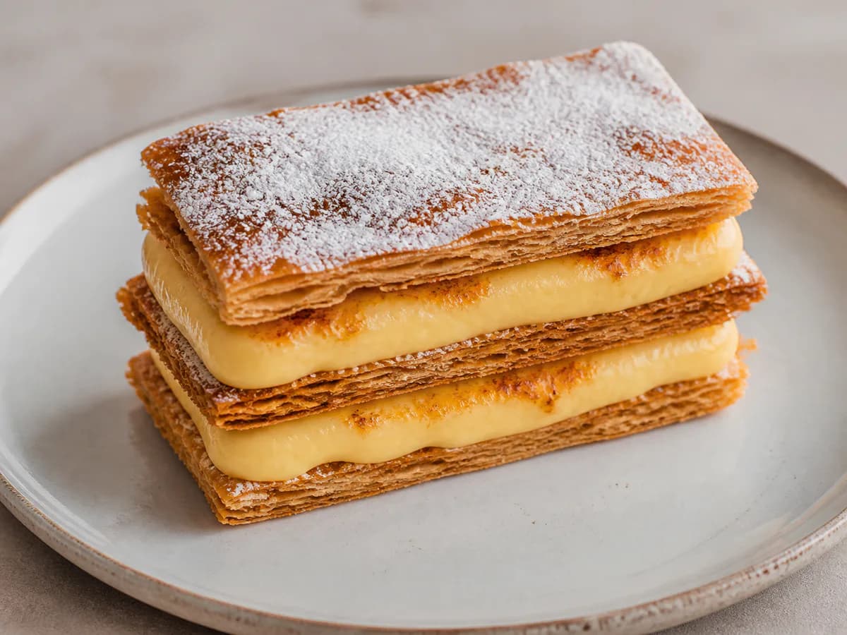 Mil-folhas de Pastel de Nata