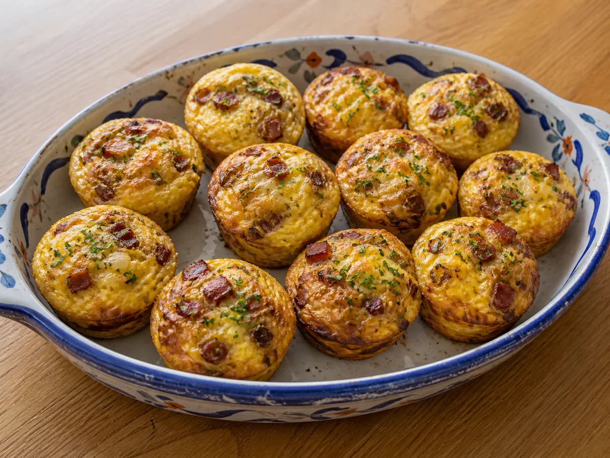 Mini Omeletes de Forno à Portuguesa
