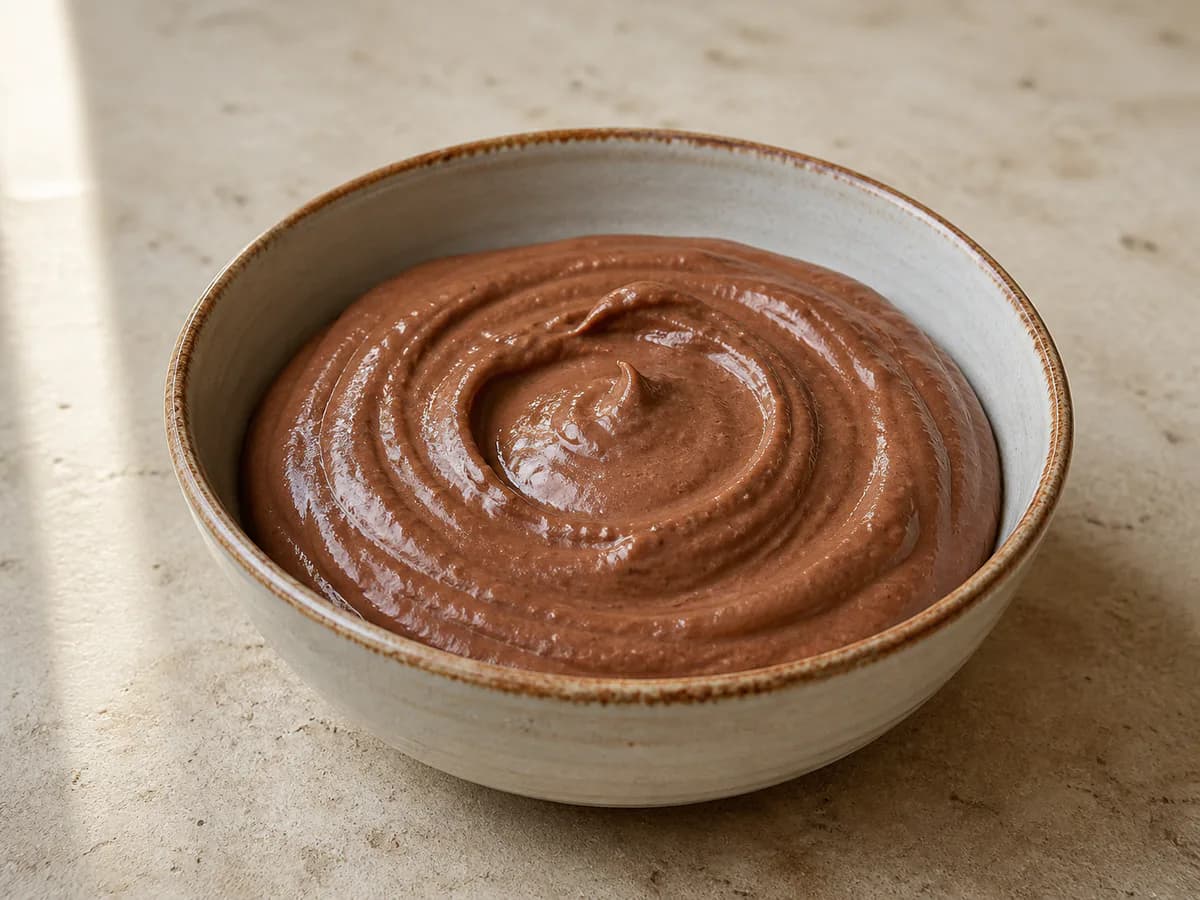 Mousse de Abacate e Alfarroba