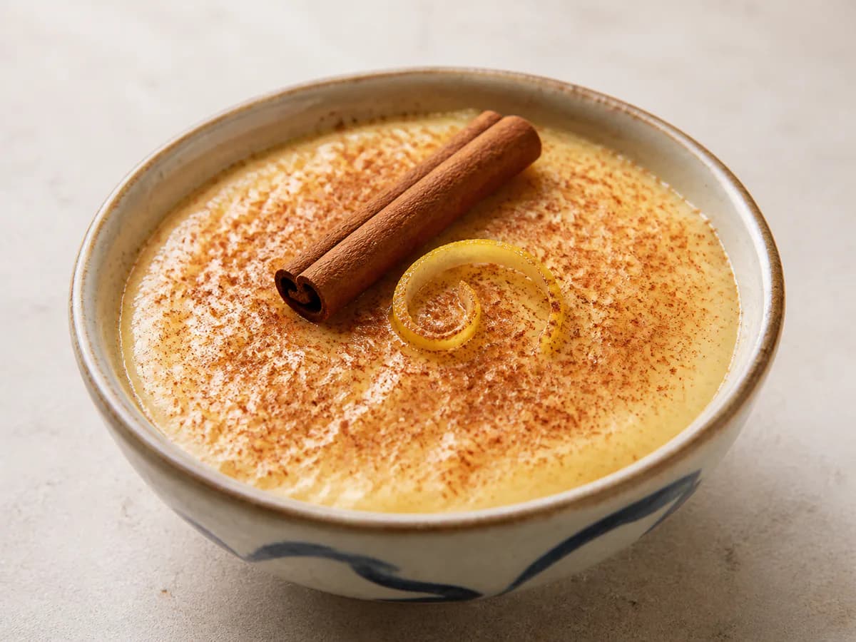 Pormenor de uma porção de Natas da Tia Cândida