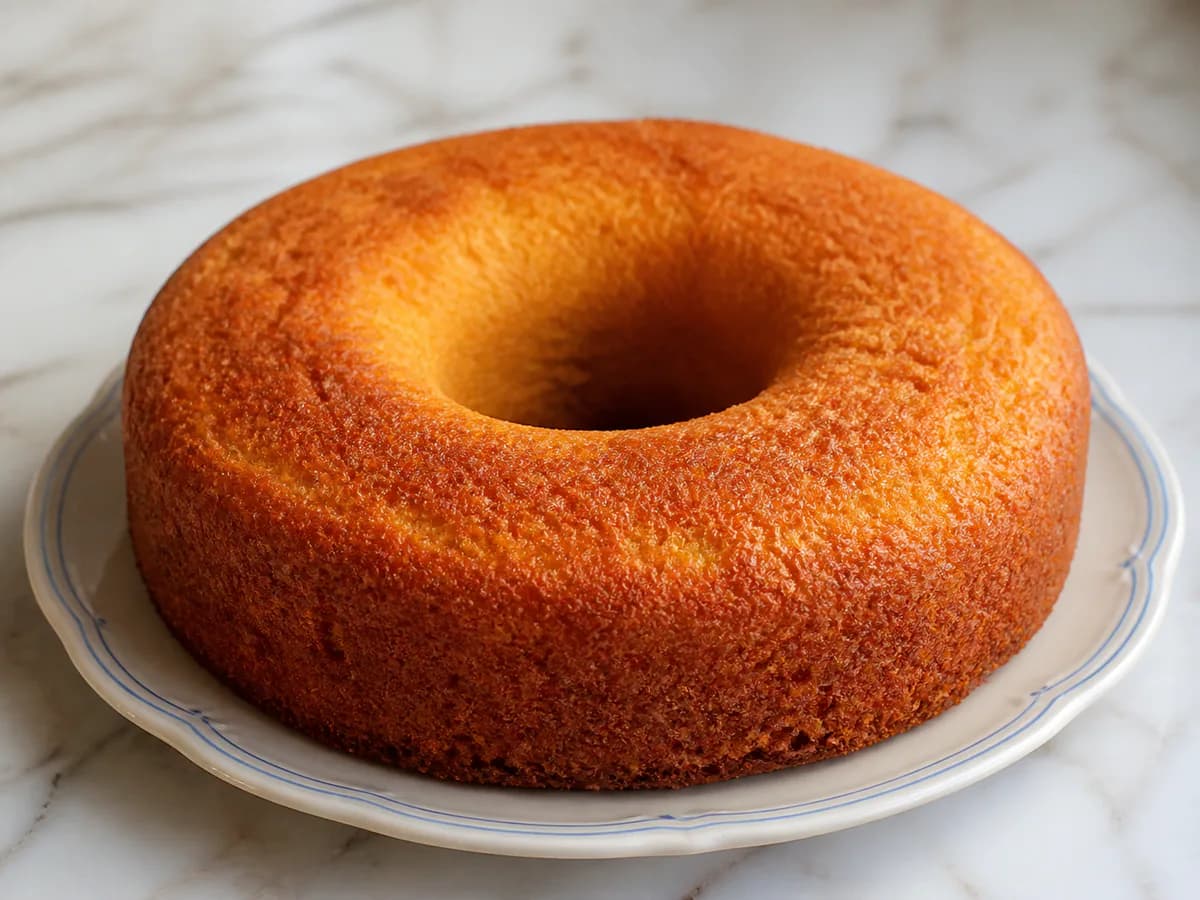 Pão de Ló de Laranja e Coco