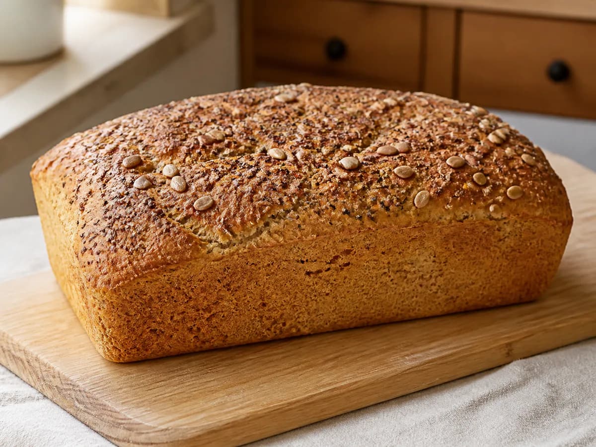 Pão de Quinoa Sem Glúten