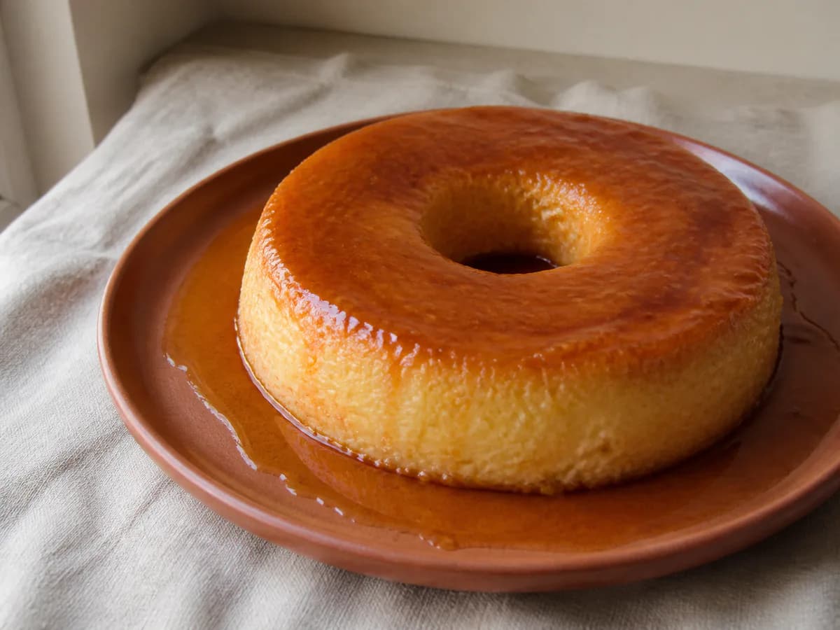 Pudim de Coco no Ponto