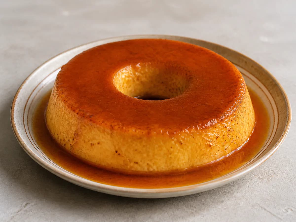 Pudim de Limão e Canela