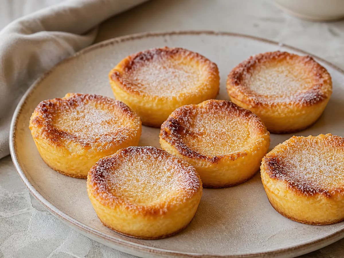Queijadas de Leite Cremosas