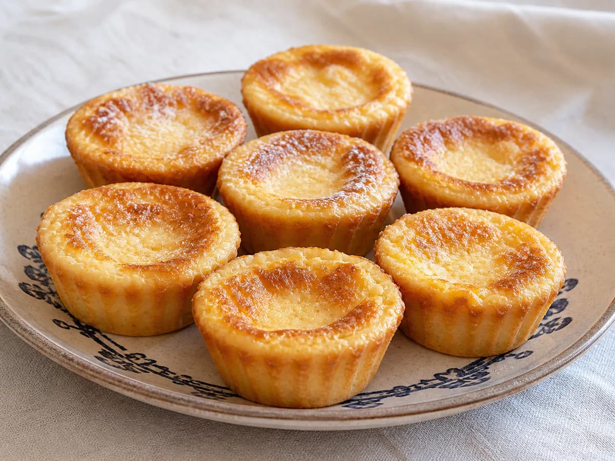 Queijadinhas de Baunilha