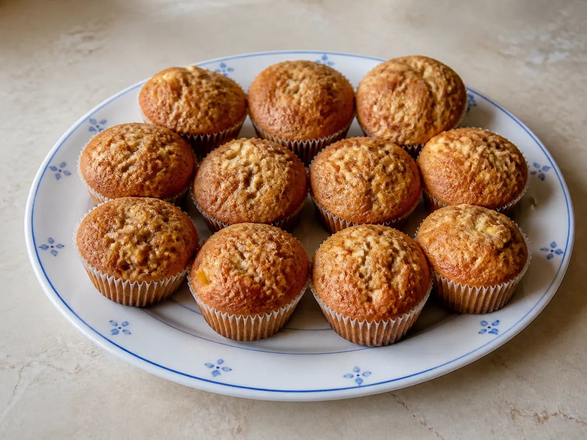 Queques de Maçã com Canela