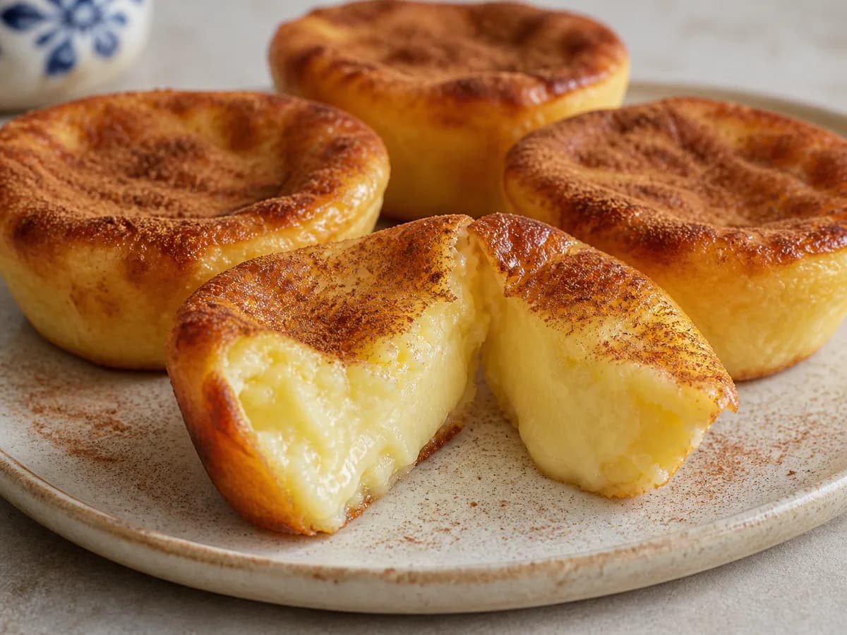 Pormenor de uma porção de Queques de Natas