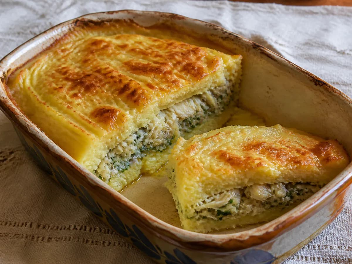 Rolo de Bacalhau com Batata