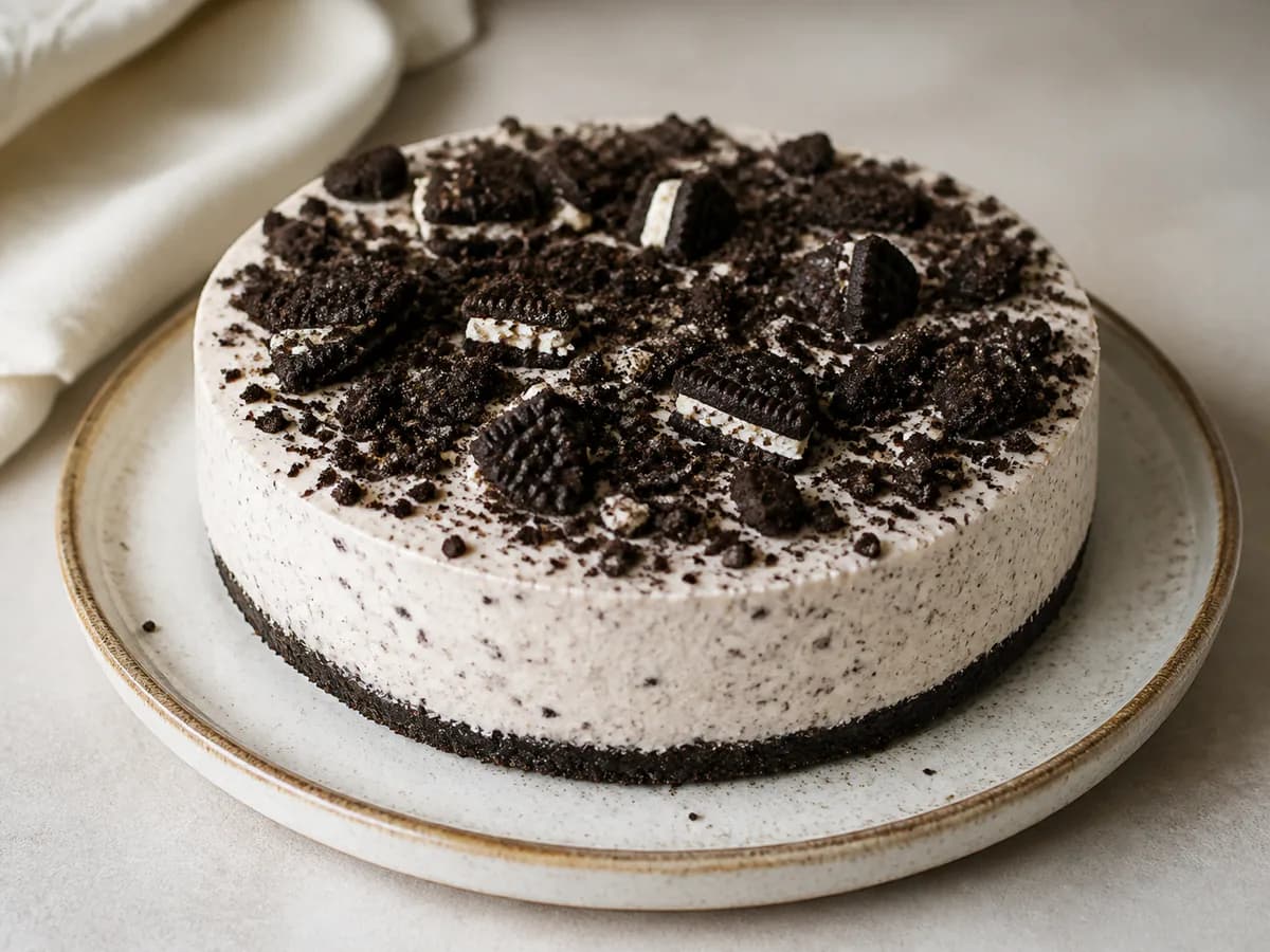 Semi-Frio de Oreo com Chocolate Negro