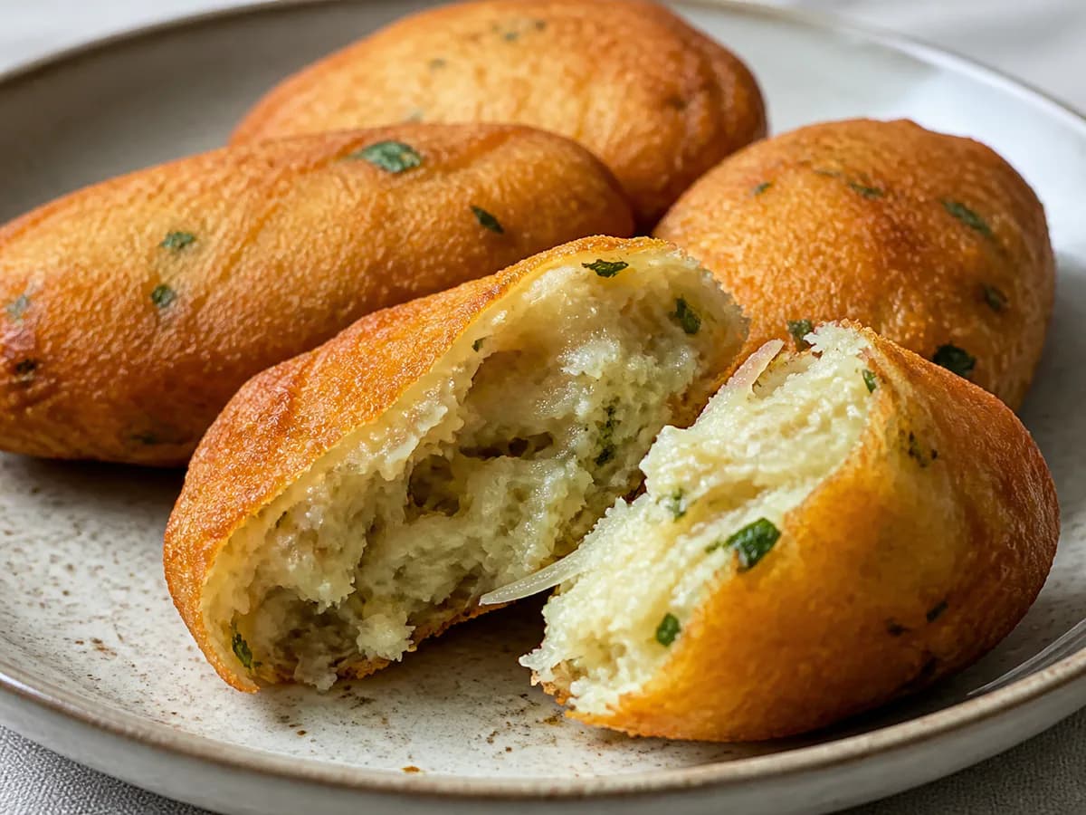 Pormenor de uma porção de Talassas de Bacalhau
