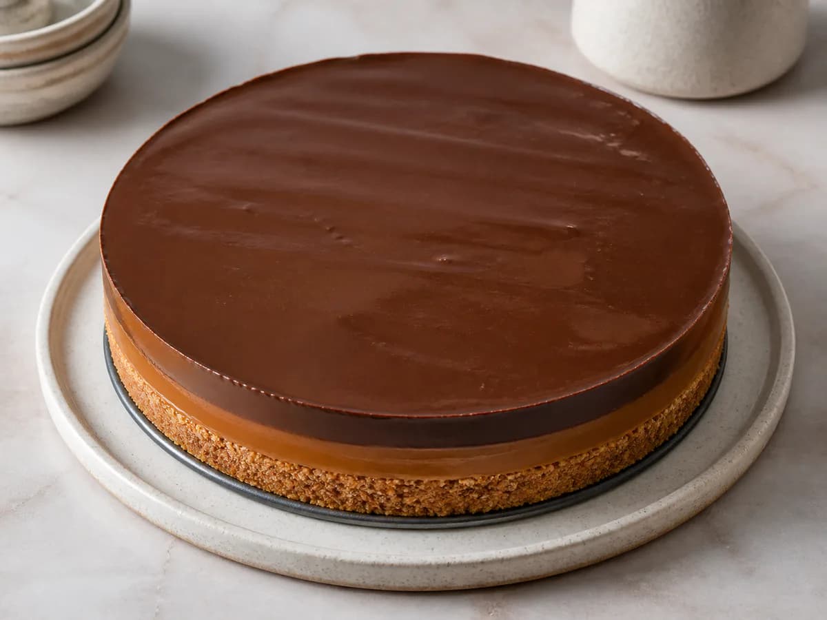Tarte de Caramelo e Chocolate