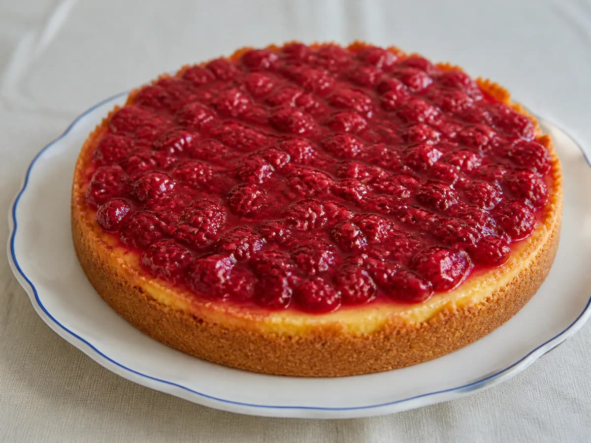 Tarte de Laranja e Framboesas