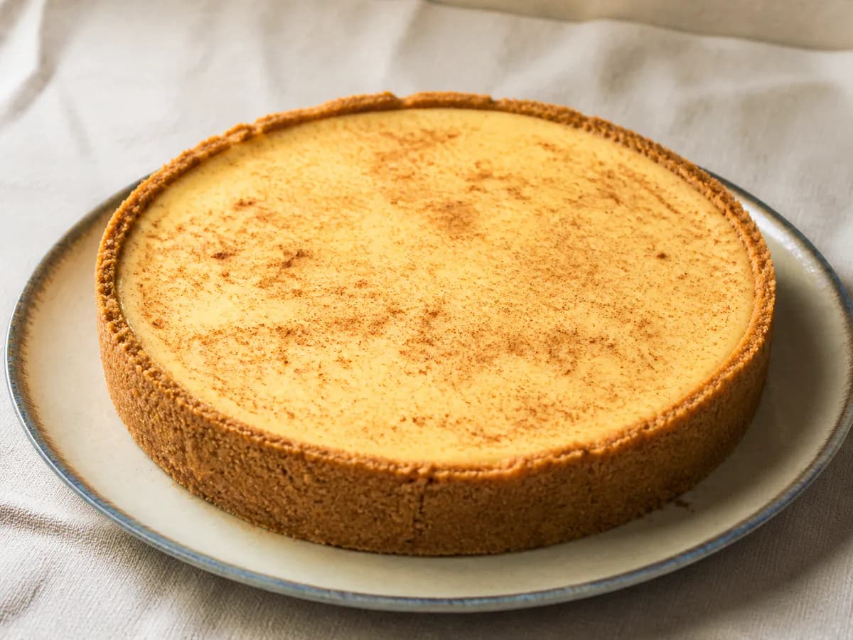 Tarte de Leite e Canela