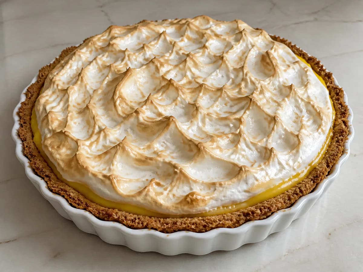 Tarte de Limão com Merengue e Mais Sumo