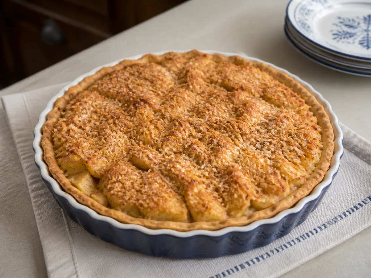 Tarte de Maçã e Coco