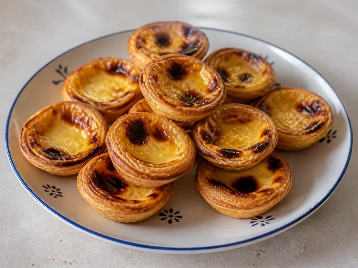 Pastéis de Nata com Creme de Farinha