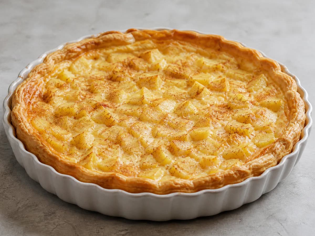 Tarte de Maçã Cremosa Fácil