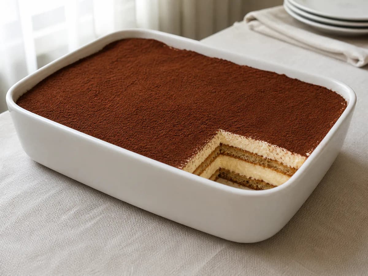 Tiramisu Rápido com Mascarpone e Café