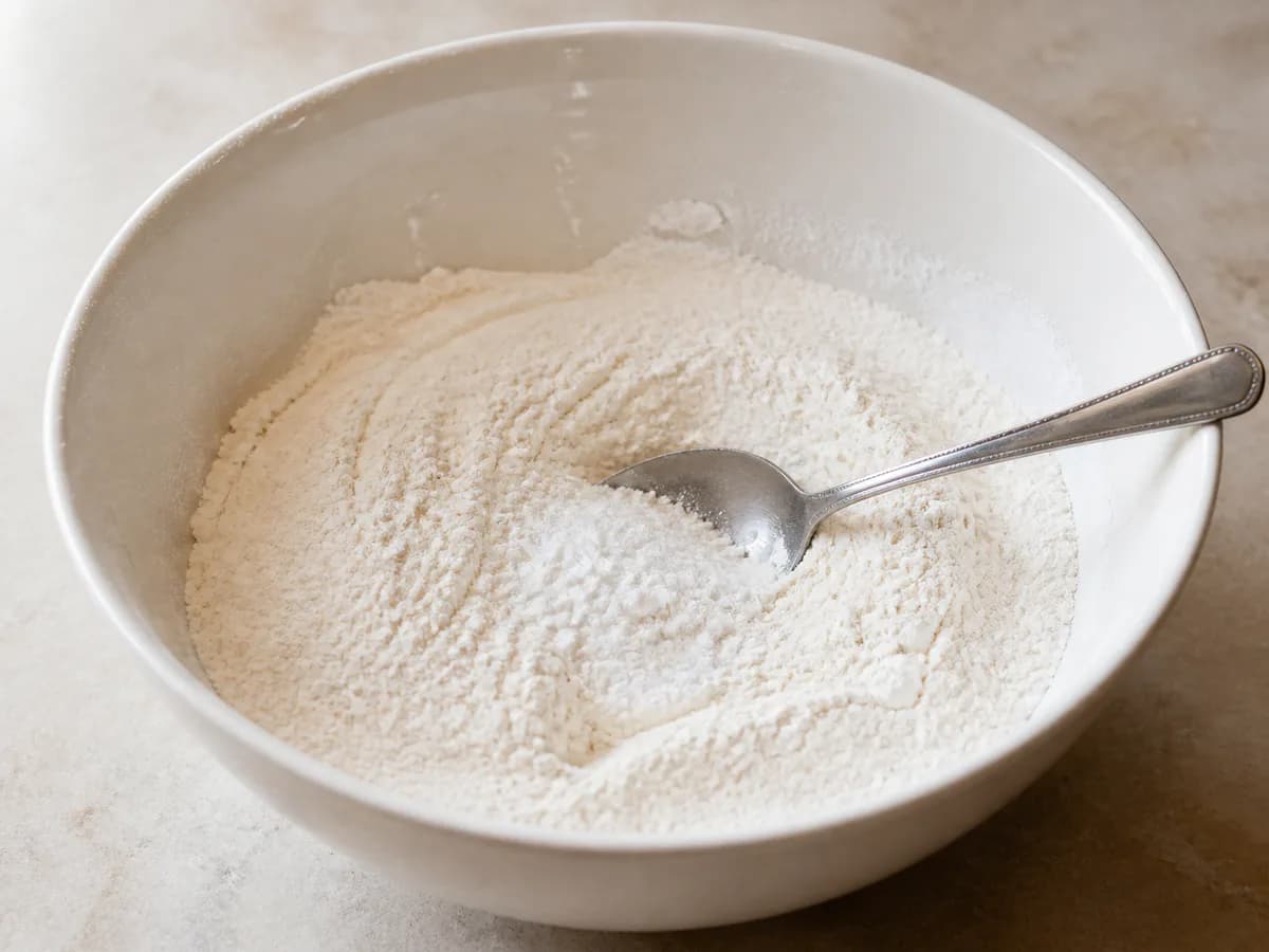 Preparação de Torta de Amêndoa Algarvia durante a confeção