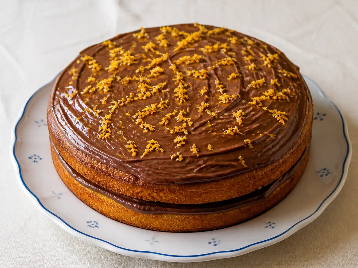 Torta de Laranja com Nutella