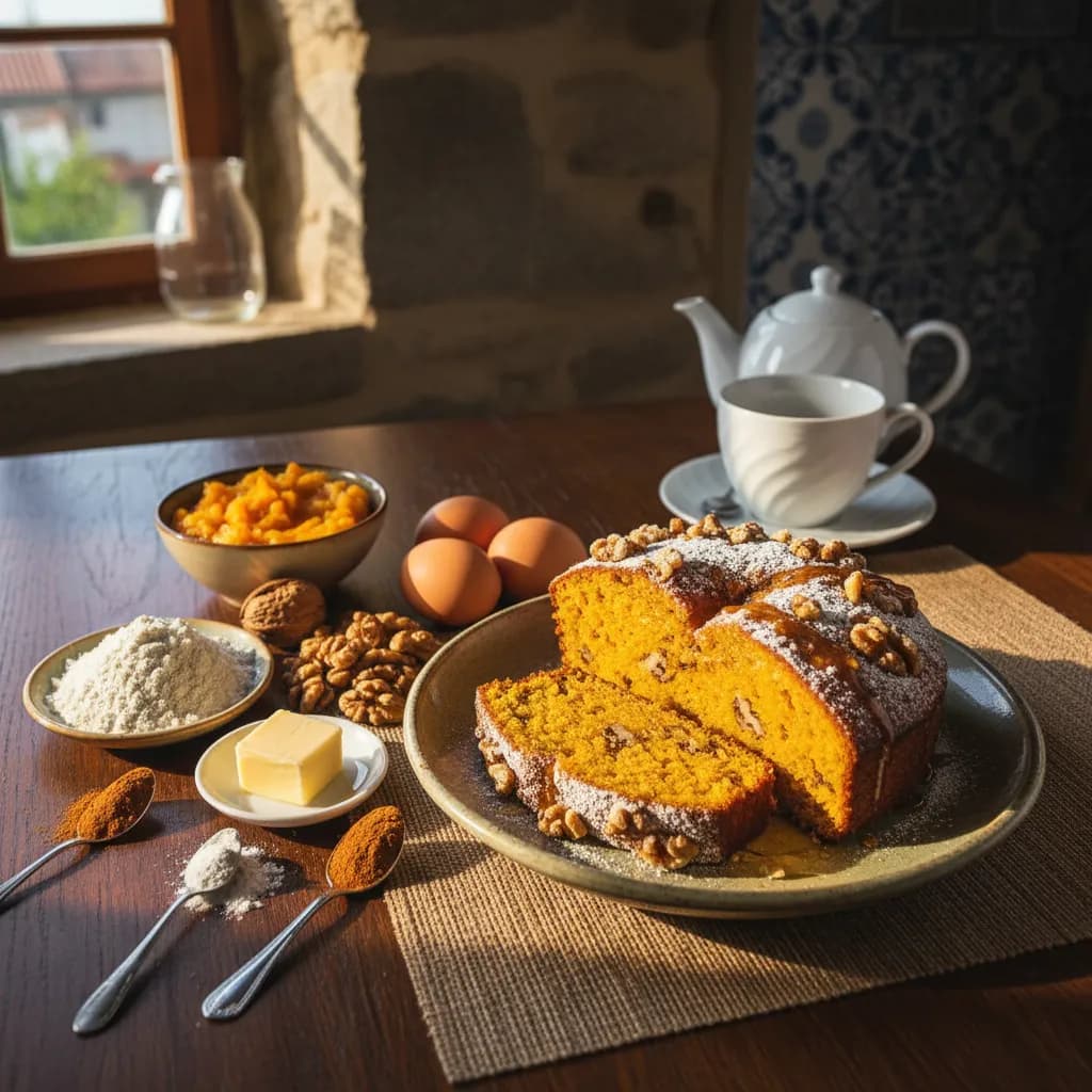 Bolo de Abóbora e Nozes: Uma Delícia Portuguesa