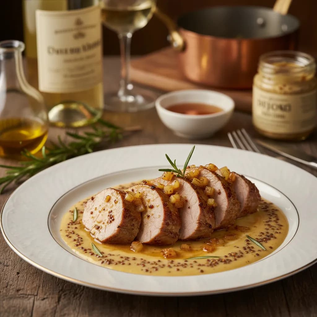 Lombinhos de Porco com Mel e Mostarda