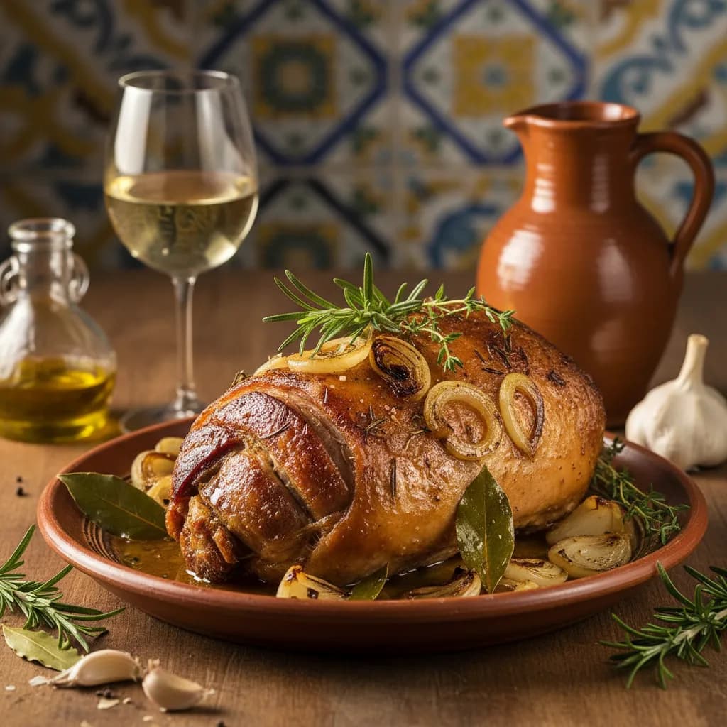 Pernil no Forno Sabores de Portugal