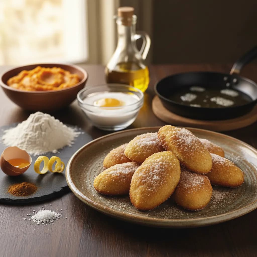 Broinhas de Batata Doce Cozidas em 10 Minutos