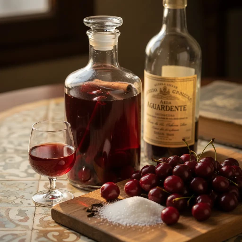 Licor de Ginja Caseiro - Receita de Família