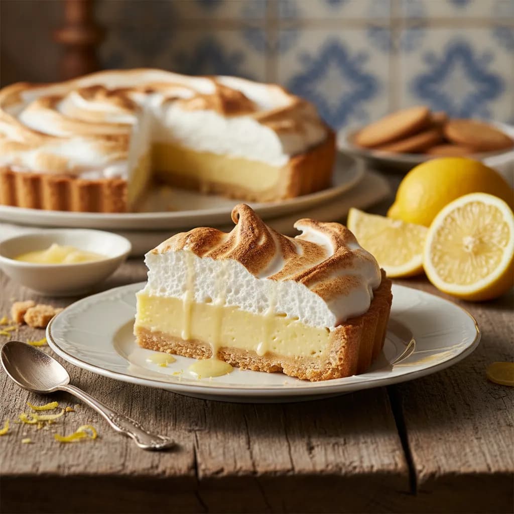 Tarte de Limão Merengada com Leite Condensado