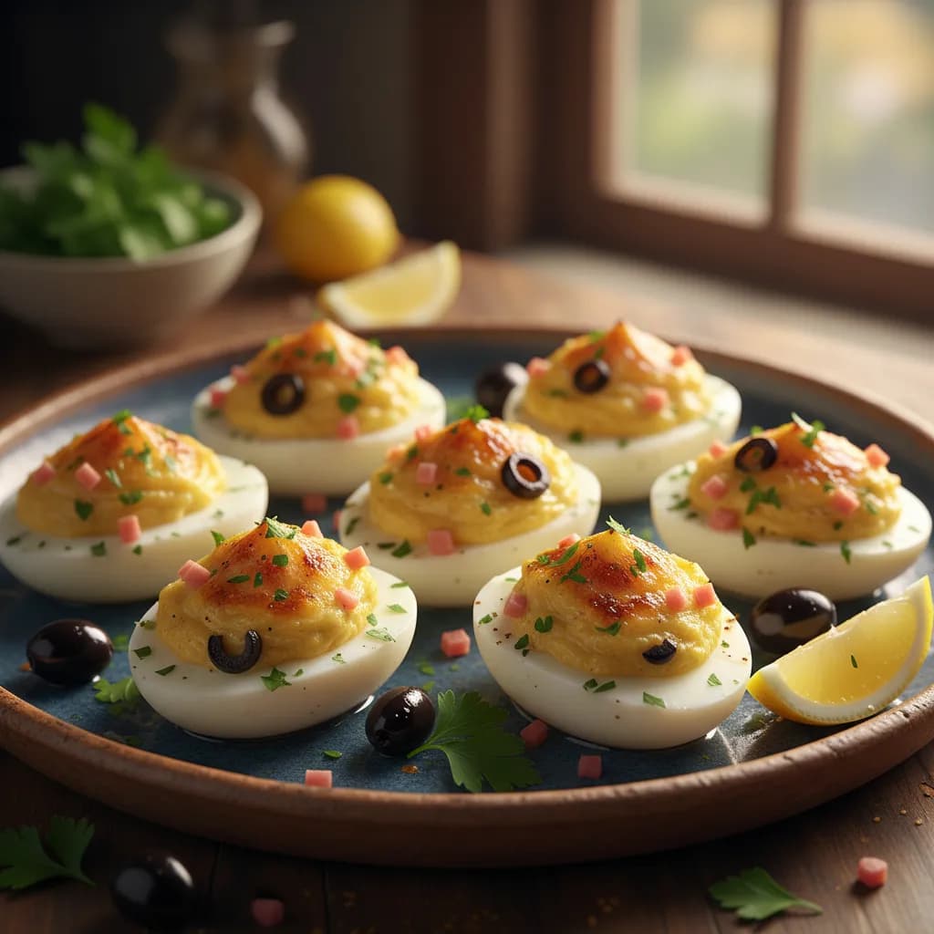Ovos Recheados à Portuguesa