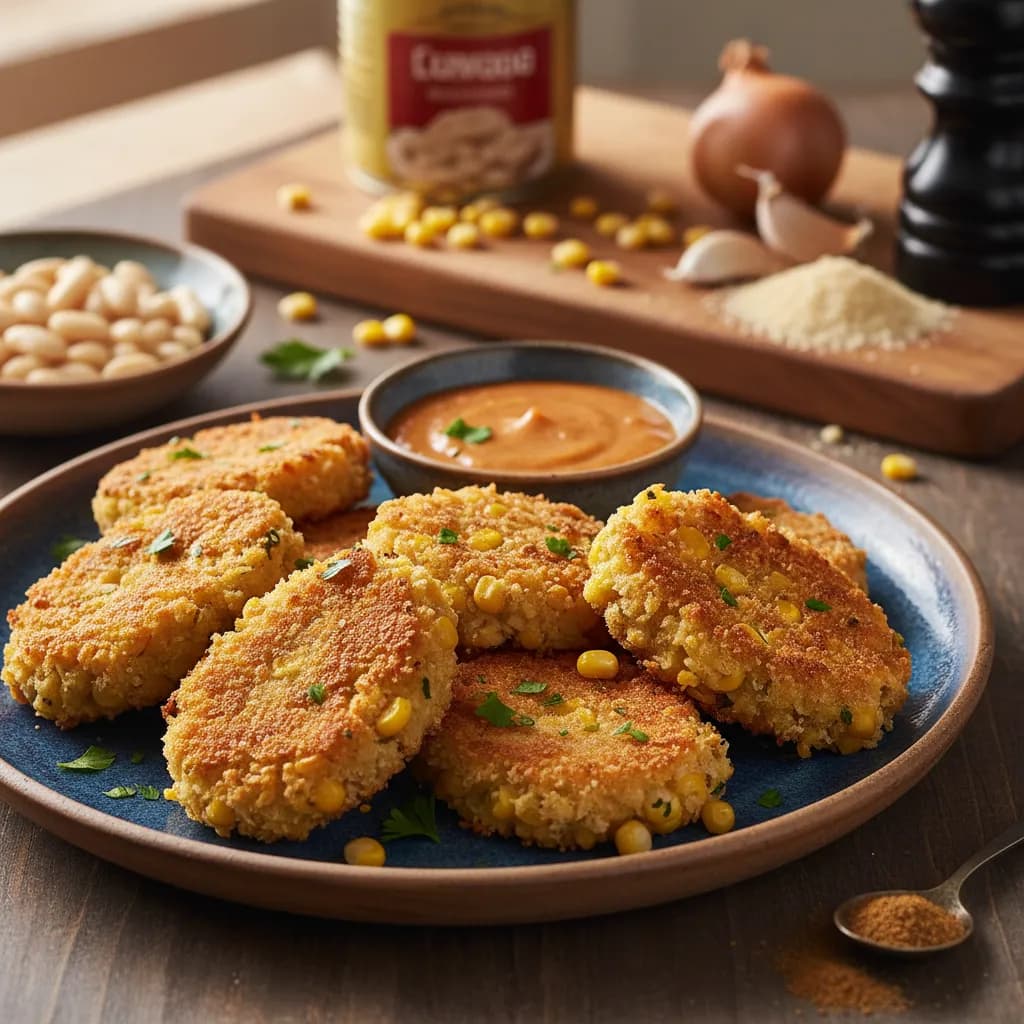 Nuggets de Feijão Branco e Milho