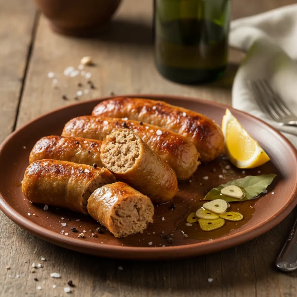 Alheiras de Mirandela Assadas no Forno