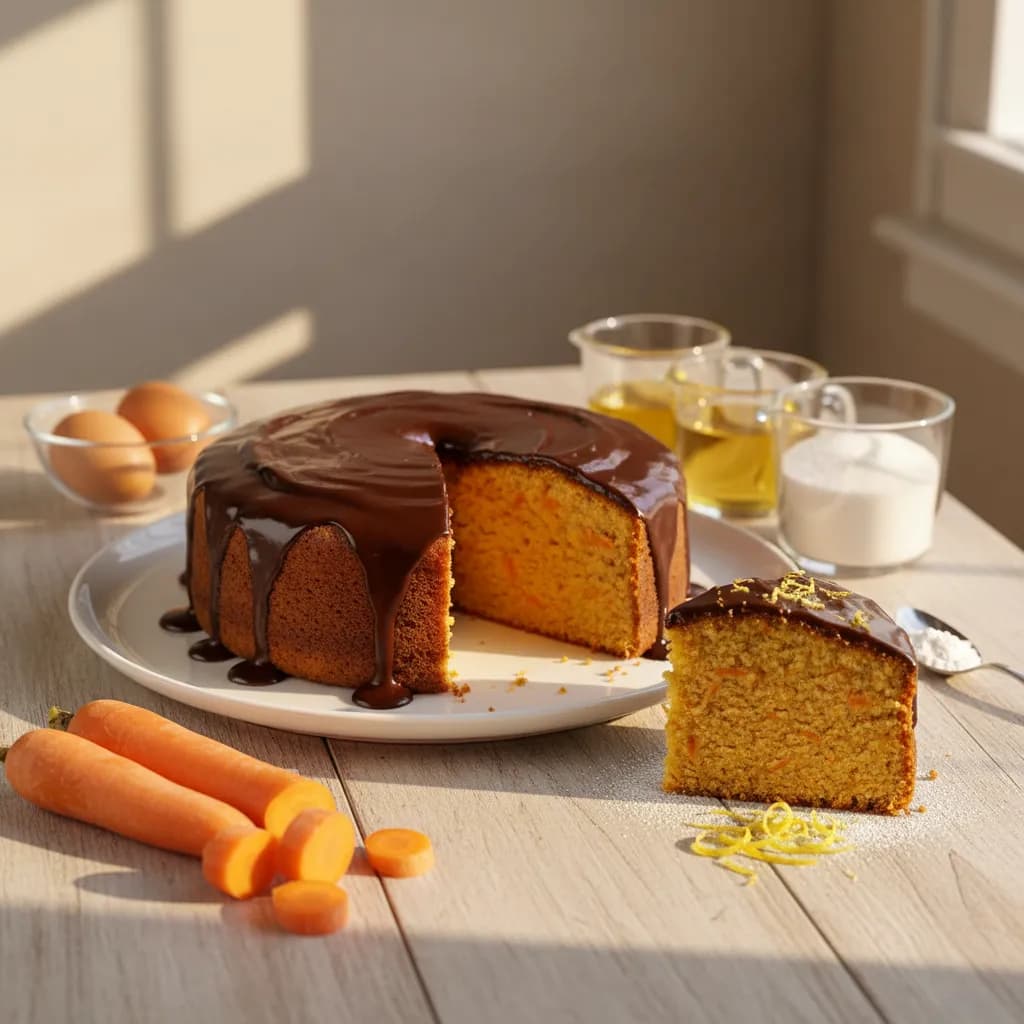 O Segredo do Bolo de Cenoura Rápido da Minha Mãe