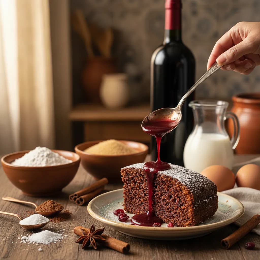 O Melhor Bolo de Vinho Tinto - Receita da Avó