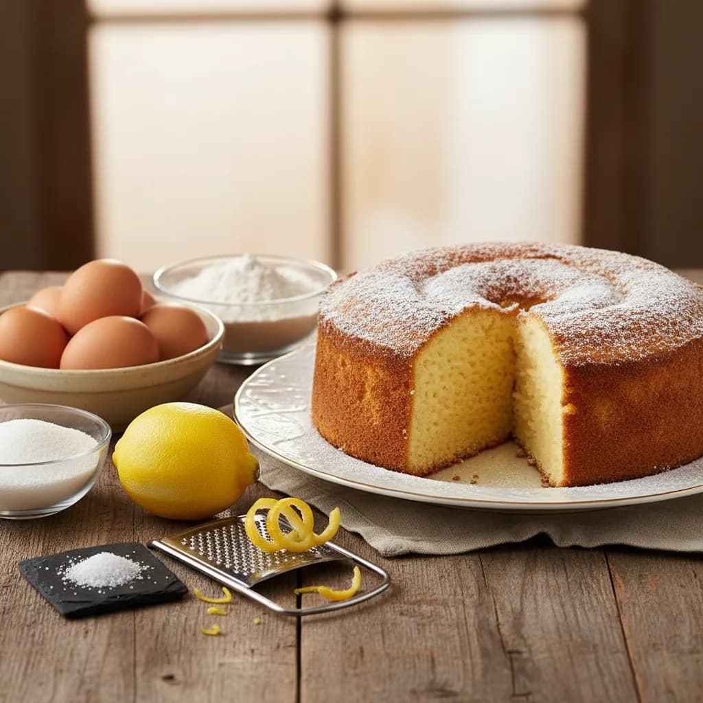 Pão de Ló Simples e Muito Fofo