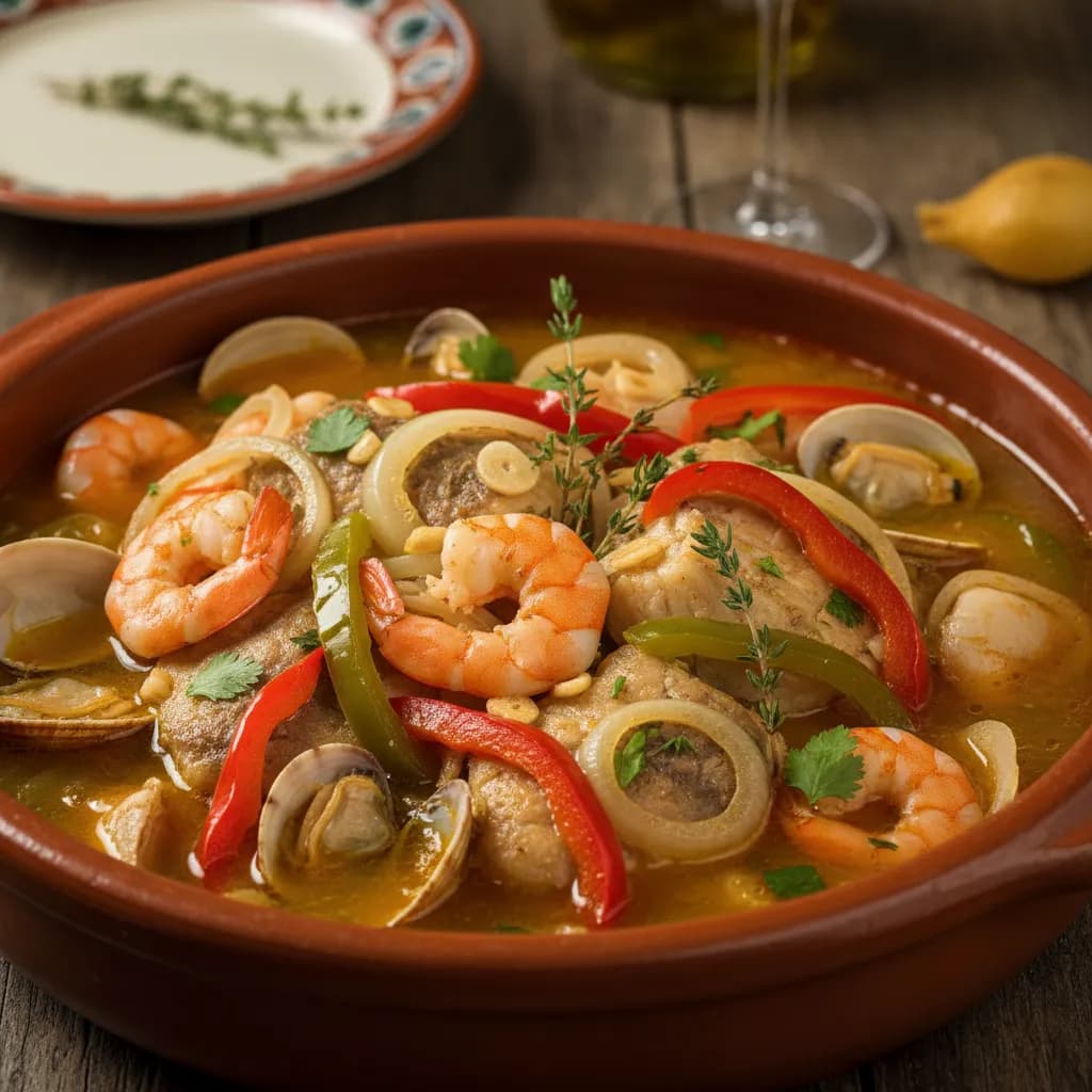 Caldeirada de Tamboril à Moda de Setúbal