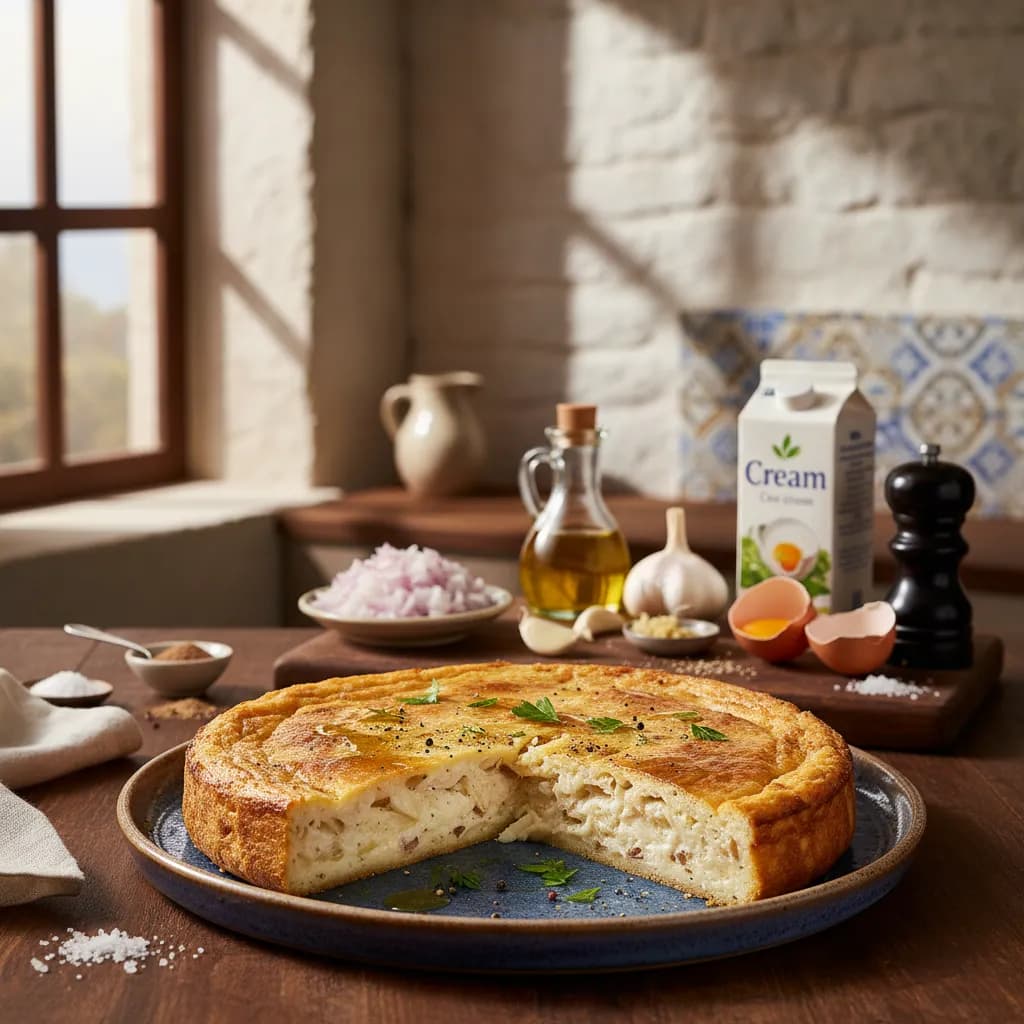 Torta de Bacalhau Cremosa