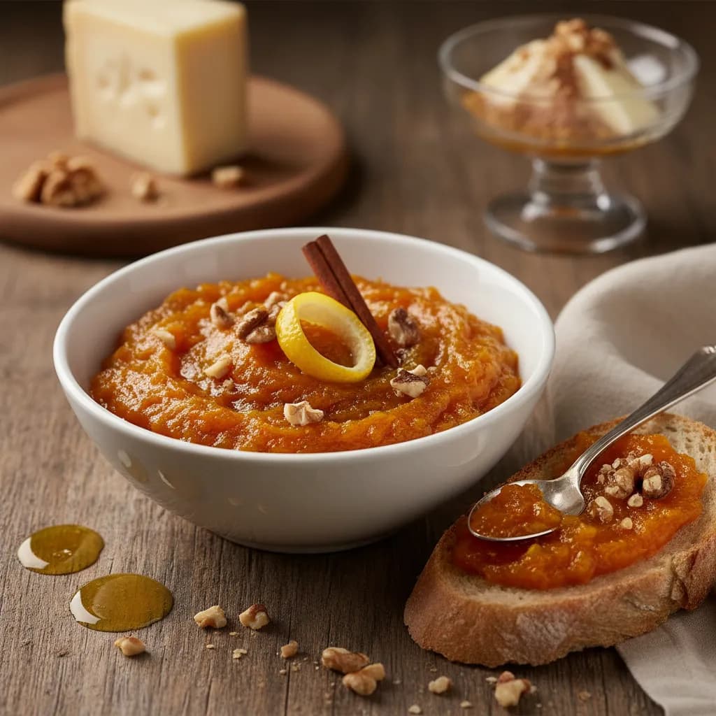 Compota de Abóbora com Noz