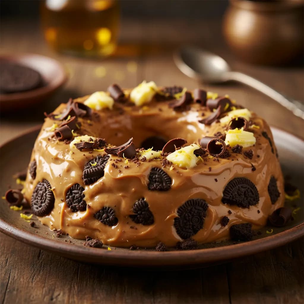 Doce de Leite Condensado com Bolachas de Chocolate