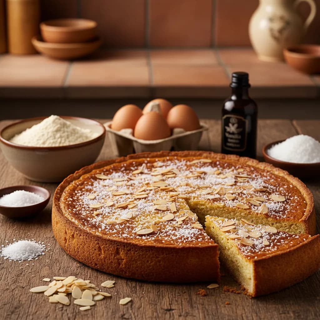 Tarte Saudável de Amêndoa Sem Açúcar, Manteiga ou Farinha de Trigo