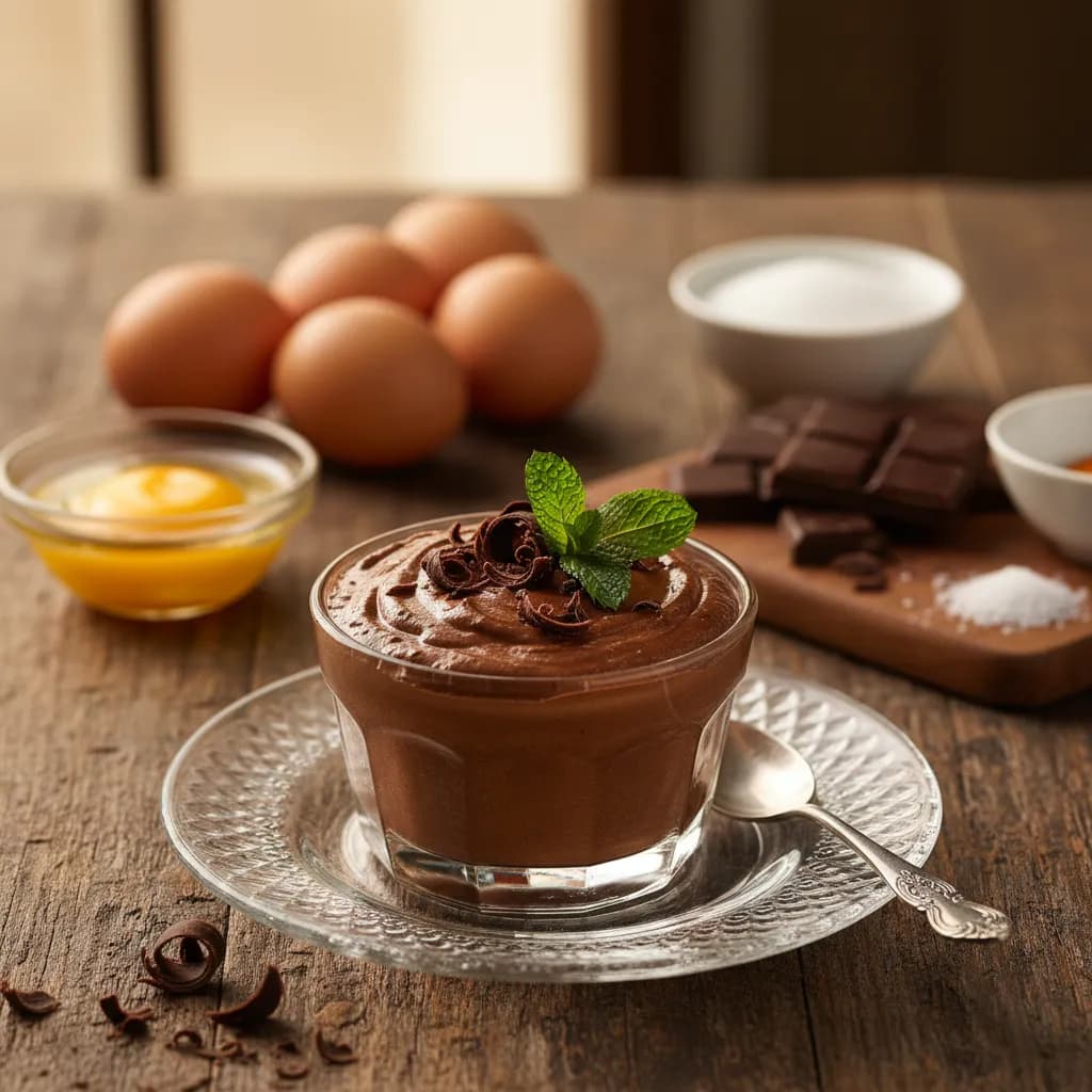 Mousse de Chocolate Tradicional Portuguesa