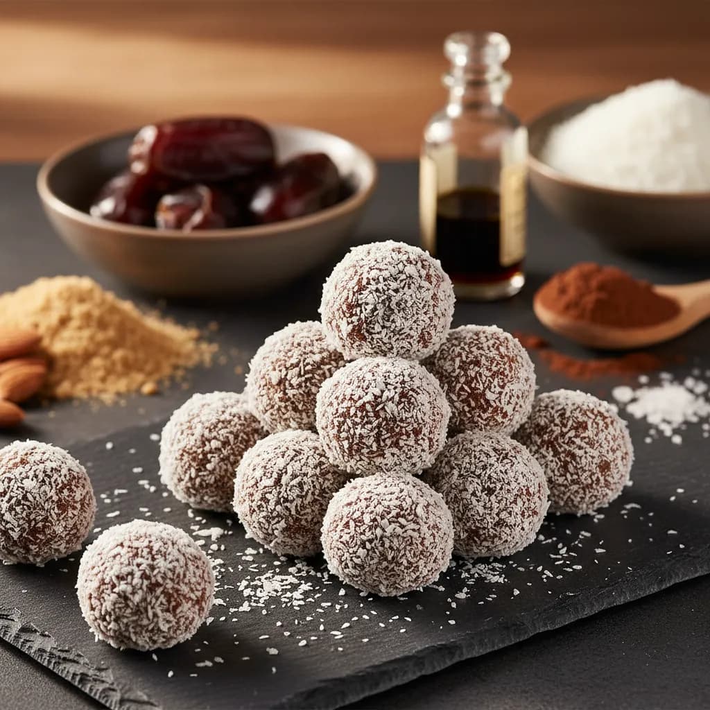 Brigadeiros Saudáveis Deliciosos de Tâmara e Coco