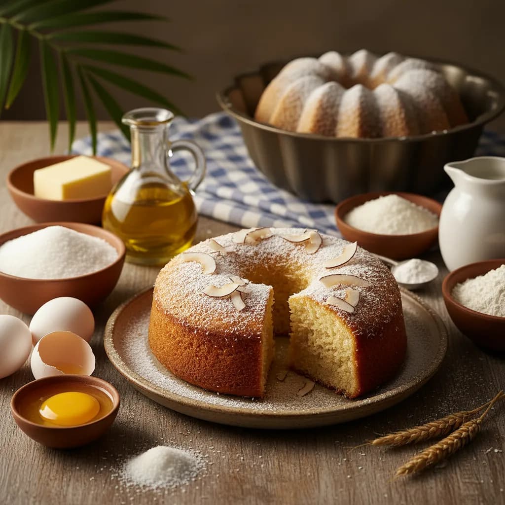 Torta de Coco Simples