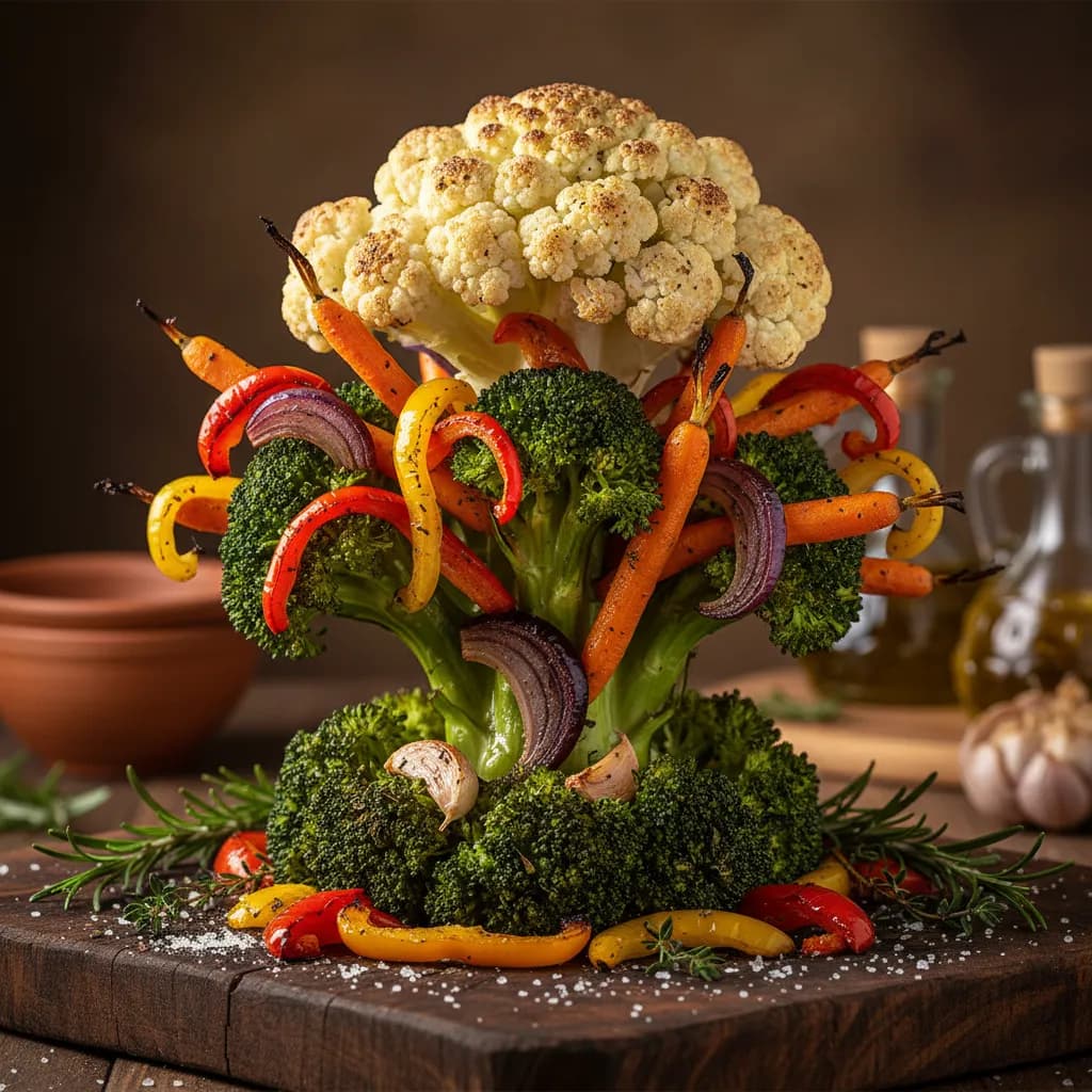 Árvore de Legumes Assados