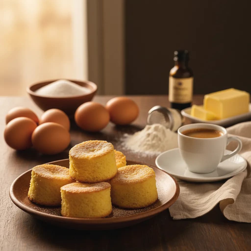 Pão de Ló em Miniatura