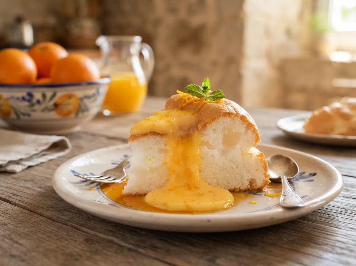 Molotof de Laranja com Doce de Ovos