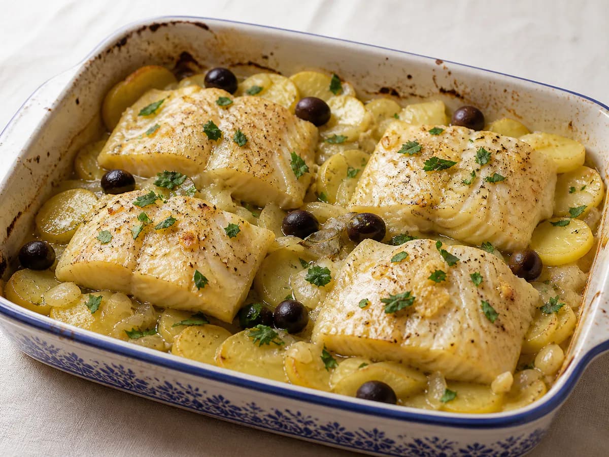 Bacalhau à Minhacasa Assado no Forno